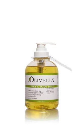 Olivella Virgin Olive Oil Face and Body Liquid Soap - 10.14 oz