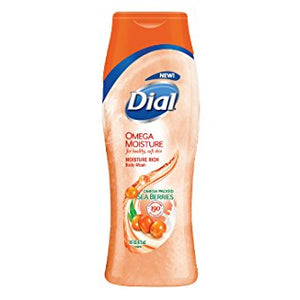 Dial Body Wash Omega Moisture, Sea Berries, For Healthy And Soft Skin - 16 oz.