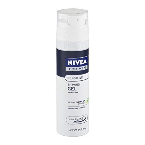 Nivea For Men Shaving Gel,Sensitive - 196 gm.