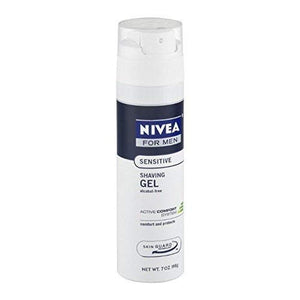 Nivea For Men Shaving Gel,Sensitive  -  196 gm.