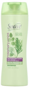 Suave Professionals Shampoo, Invigorating Clean, for All Hair Types, Rosemary + Mint - 12.6 oz