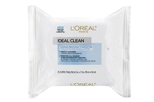 Loreal Paris Ideal Clean Makeup Removing Towelettes - 25 Ea