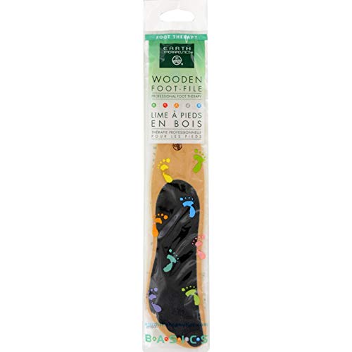 Earth Therapeutics, Basics, Wooden Foot File, 1 File.