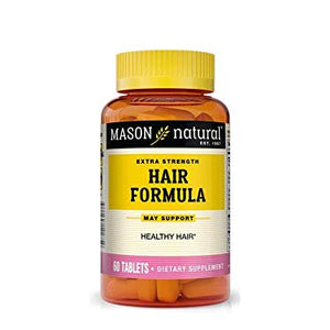 Mason natural hair formula multivitamin tablets, extra strength, 60 ea
