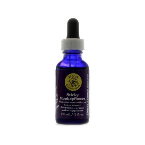 Flower Essence Services, Sticky Monkeyflower, Flower Essence - 1 fl oz.