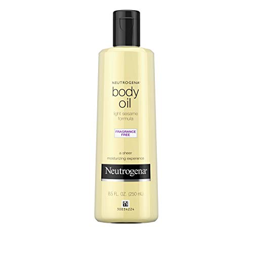 Neutrogena Body Oil,Light Sesame Formula, Fragrance Free - 8.5 OZ