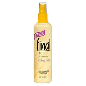 Final Net Hairspray, Extra Hold, Unscented - 8 oz