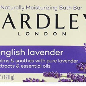 Yardley London naturally moisturizing bar soap, flowering english lavender - 4.25 oz