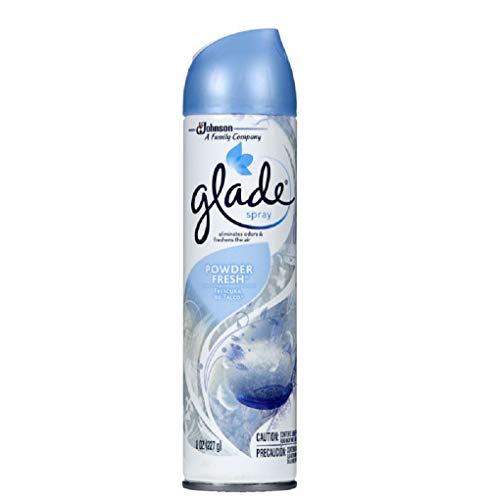 Glade Aerosol Powder Fresh Air Freshener Spray - 8 oz, 12 pack