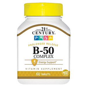 21st Century B-50 Complex Prolonged Release Tablets - 60 ea