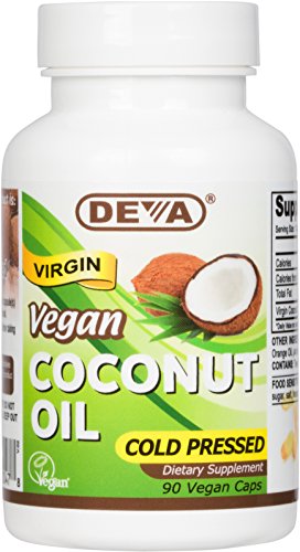 Deva Nutrition Vegan Coconut Oil Virgin Capsules - 90 ea