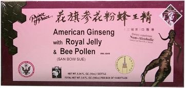 Prince of Peace - American Ginseng Extract with Royal Jelly and Bee Pollen 10 x 10 cc Bottles
