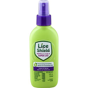 Lice Shield Repels Head Lice Leave in Spray - 5 oz.