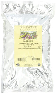 Starwest Botanicals - Bulk Yerba Mate Green Leaf C/S Organic - 1 lb.