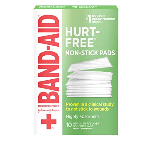 Featured! Band Aid First Aid Covers Non Stick Pads, Medium 2 Inch X 3 Inch - 10 ea