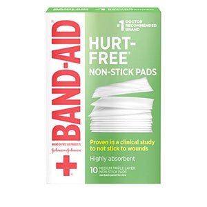 Featured! Band Aid First Aid Covers Non Stick Pads, Medium 2 Inch X 3 Inch - 10 ea