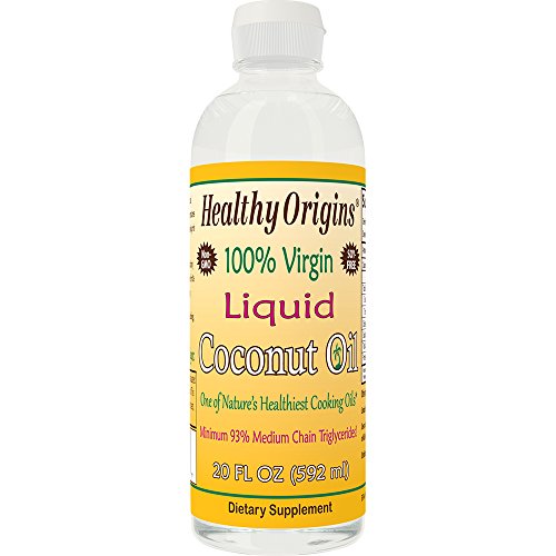 Healthy Origins, Coconut Oil, 100% Virgin, Liquid - 20 fl oz