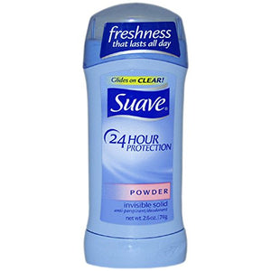 Suave Invisible Solid Anti-Perspirant & Deodorant, Powder - 2.6 oz