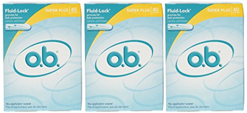 O.B. Tampons super plus absorbency - 40 ea.