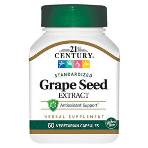 21st Century Grape Seed Extract Veg-Capsules, 60-Count