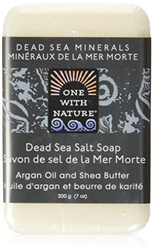 One With Nature - Dead Sea Mineral Bar Soap Rejuvenating Dead Sea Salt - 7 oz.
