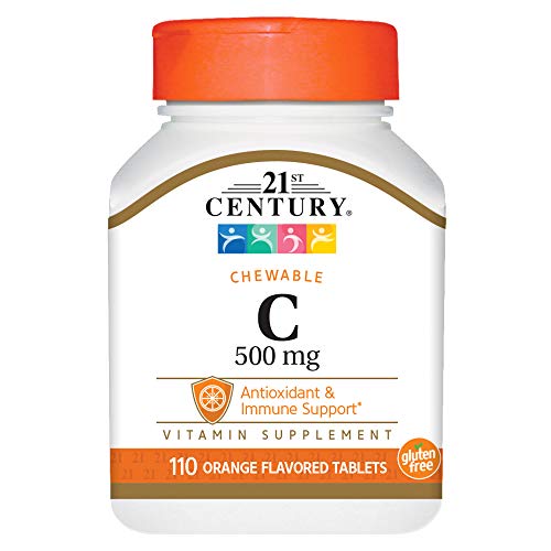 21st Century Chewable Vitamin C-500 Tablets - 110 Ea