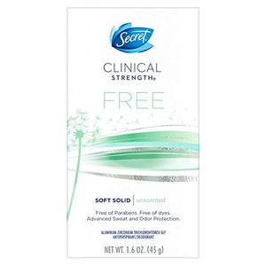 Secret Clinical Strength Antiperspirant Solid, Hypoaller - 1.6 OZ
