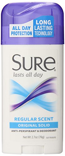 Sure Original Solid Antiperspirant & Deodorant, Regular - 75 gm