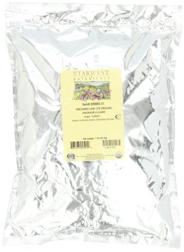 Starwest Botanicals - Bulk Oregano Leaf C/S Organic - 1 lb.