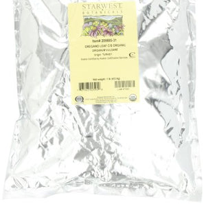 Starwest Botanicals - Bulk Oregano Leaf C/S Organic - 1 lb.