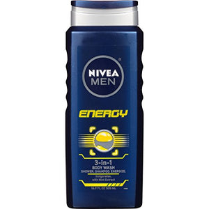 Nivea for Men Body Wash, Energy - 16.9 Oz