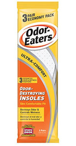 Odor-Eaters ultra comfort insoles - 3 pair
