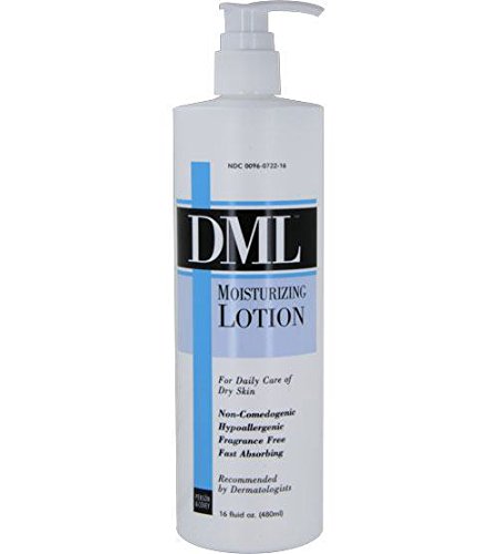 DML moisturizing lotion for dry skin, fragrance free - 16 oz