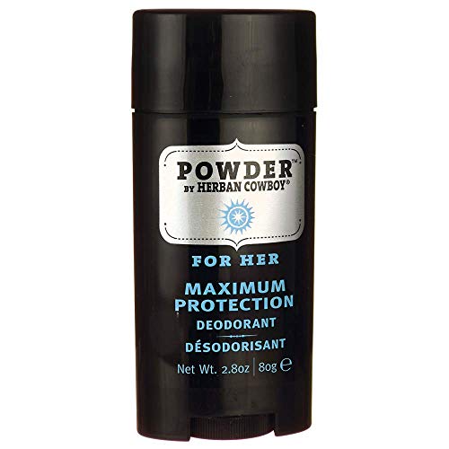 Herban Cowboy - Natural For Her Deodorant Stick Powder - 2.8 oz.