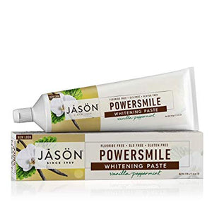 Jason Natural Products - PowerSmile Toothpaste Fluoride Free Vanilla Mint - 6 oz.