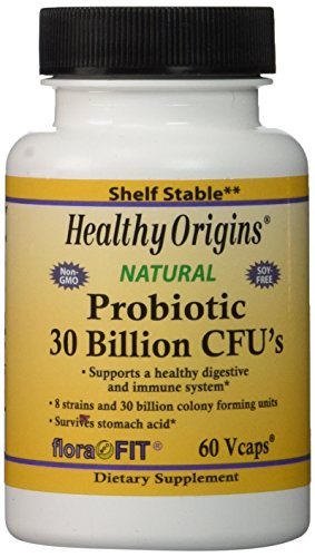 Healthy Origins - Probiotic 30 Billion CFU's - 60 Vegetarian Capsules
