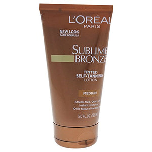 L'Oreal  Body Expertise Sublime Bronze Self-Tanning Lotion Tinted, Medium Natural Tan - 150 ml.