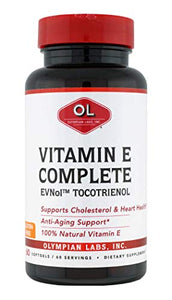 Olympian Labs Inc., Tocomin Tocotrienol Vitamin E Complete, 60 Softgels.