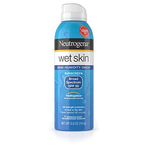 Neutrogena  Spray, SPF 50 - 140 gmWet Skin Sunscreen.