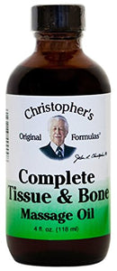 Dr. Christophers Complete Tissue and Bone massage oil, 4 oz.