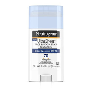 Neutrogena Ultra Sheer Face and Body SPF 70 Sunscreen Stick - 1.5 oz