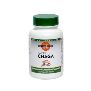 Mushroom Wisdom - Super Chaga - 120 Vegetarian Tablets