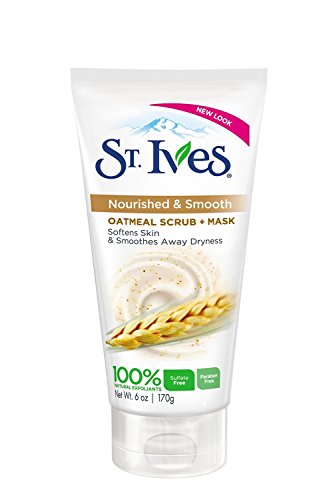 St. Ives Smooth And Nourished Scrub + Mask, Oatmeal - 6 oz.