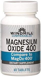 Windmill Generic Magnesium Oxide 400 mg Tablets - 60 ea