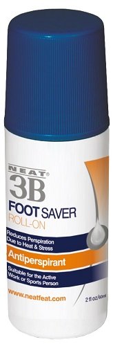 Neat 3B Foot Saver Roll-On, Anti-Perspirant - 2 oz