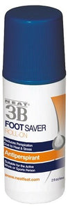 Neat 3B Foot Saver Roll-On, Anti-Perspirant - 2 oz