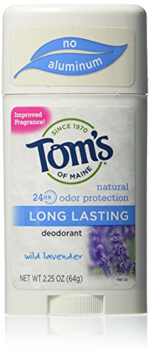 Toms of maine Deodorant,Long Lasting, Wild Lavender - 2.25 oz