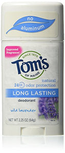 Toms of maine Deodorant,Long Lasting, Wild Lavender - 2.25 oz