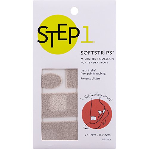 Step 1 Soft Strips Microfiber Moleskin, 14 Pieces - 1 ea
