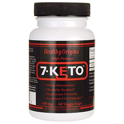 Healthy Origins - 7-Keto 100 mg. - 60 Vegetarian Capsules